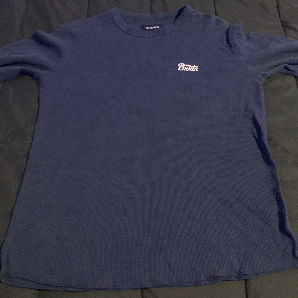 Blue Brixton Long Sleeve Sweater; Size:L